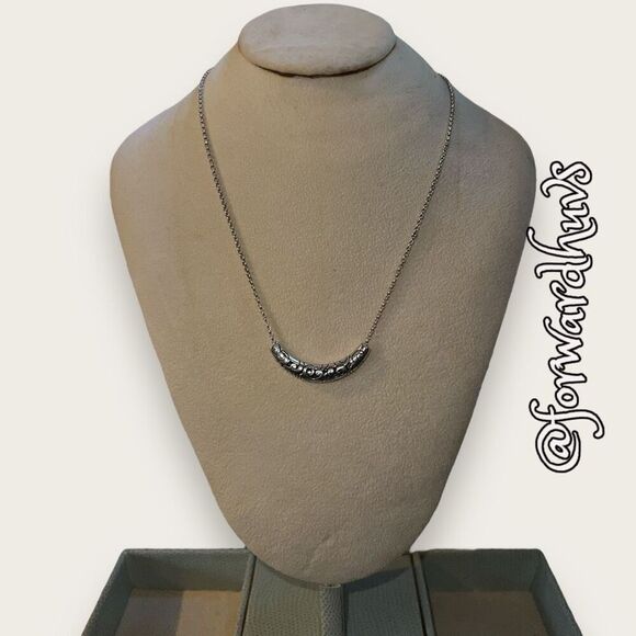 Brighton Scroll Slide Silver Tone Necklace - Picture 3 of 11